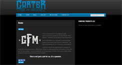 Desktop Screenshot of carterfabmachine.com